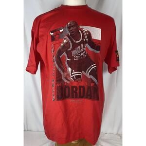 1991 Single Stitch Starter Michael  Chicago Bulls T Shirt  L